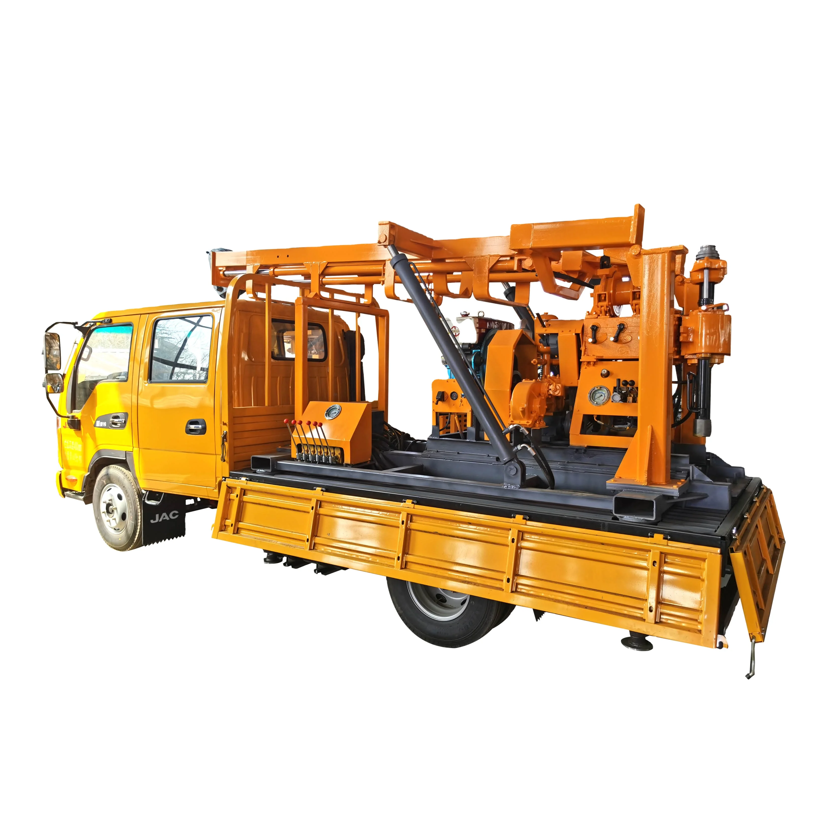 New 200 meters truck mounted rotary water drill rig / borehole drilling rig