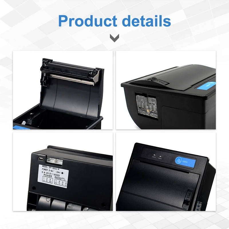 Cashino EP-360C 3inch 80mm Embedded Thermal Receipt Printer For Self Service Checkout