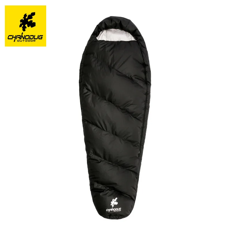 Outdoor Adult Camping Winter Thickened Cold Proof And Warm Adult Goose Down Sleeping Bag hiking Single silk Sleeping Bag