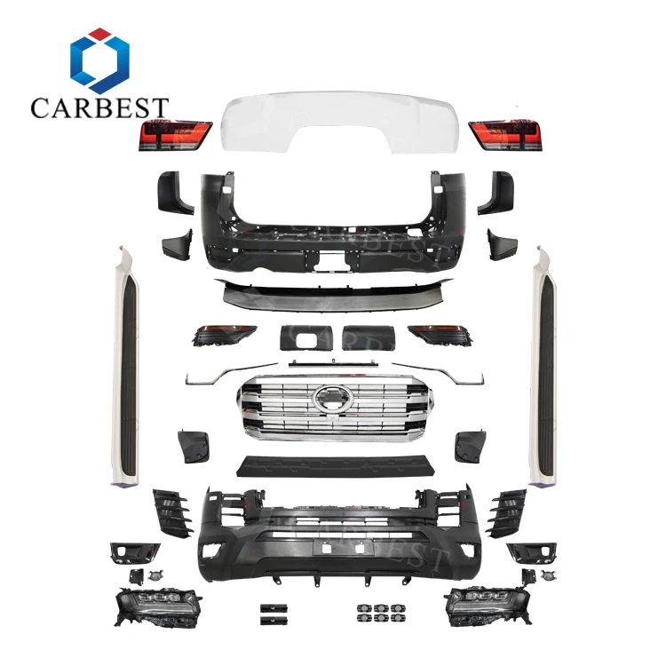 Newest Hot sale low-level upgrade to high-level car bodykit for land cruiser LC300 2022
