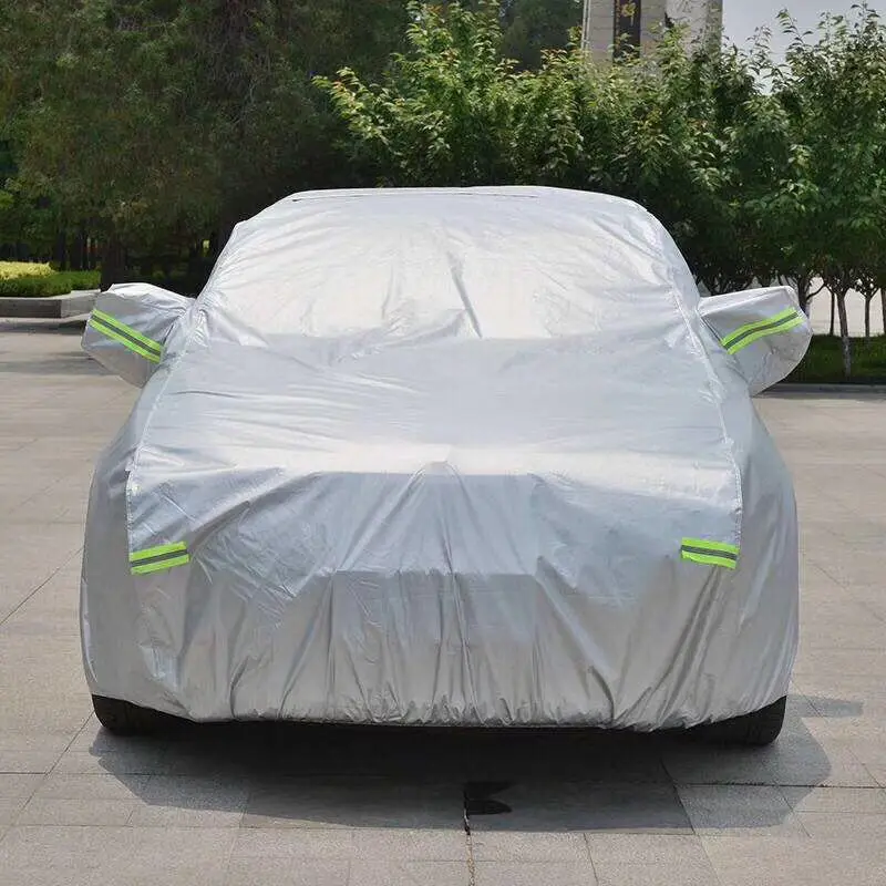 Car cover 190T 210T Polyester Taffeta Silver Coated Fabric
