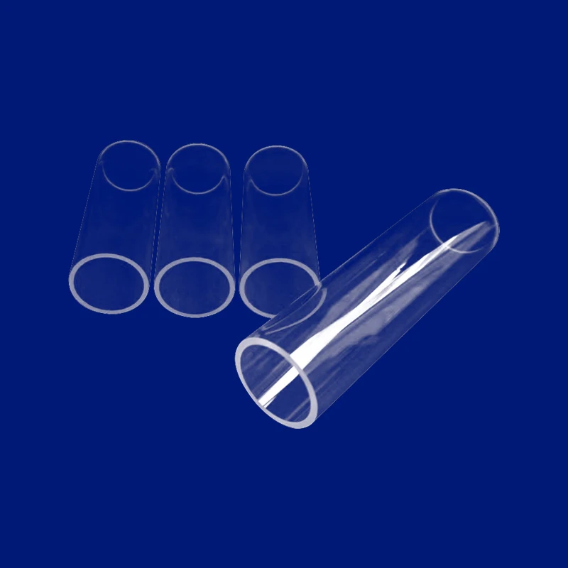 high purity transparent quartz tube  melting Semiconductor material manufacturing