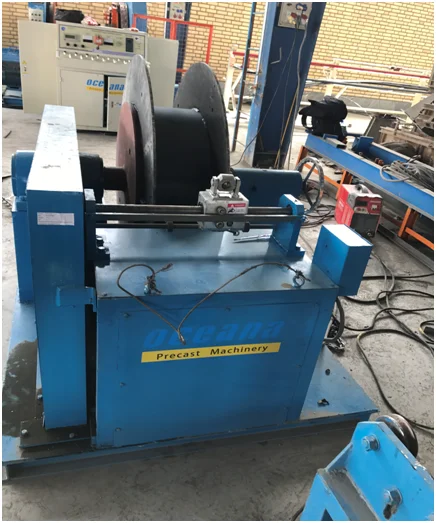 Welding machine for prestressed concrete pole reinforcement cage