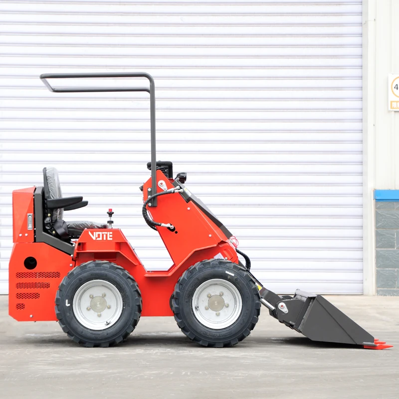 Free Shipping EPA Engine Mini Skid Steer wheel Loader Cheap  Skid Steer Diesel Loaders Recruit Agent Mini Loader