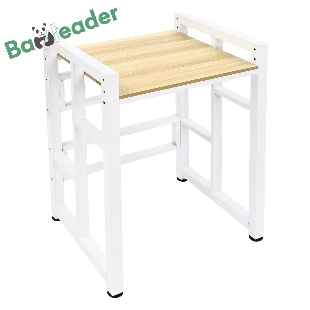 ODM/OEM Stackable Bamboo Wood Washer Dryer Organizer Adjustable Bamboo Laundry Room Storage Shelf for Over The Washer and Dryer