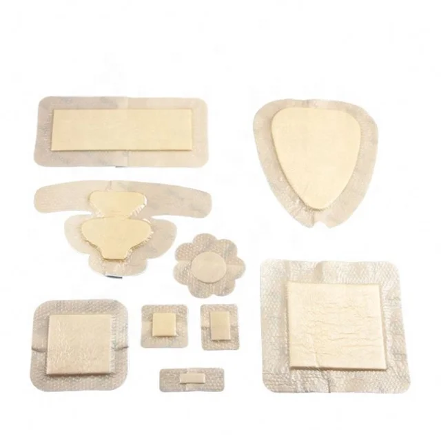 OEM Various Sizes Silicone Foam Dressing Wound Dressing Wholesale Silicone Foam Dressing Cure and Nursing Contact Layer