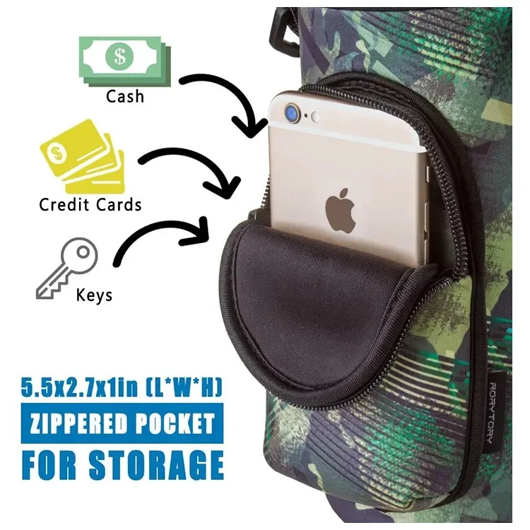 Hot Selling 64 oz Neoprene Large Bottle Cover Cooler Sleeve Insulator Carrier Bag Water Bottle Holder with Shoulder Strap