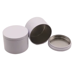 Manufacturer of high quality tin cans with wooden lid effect candle cans