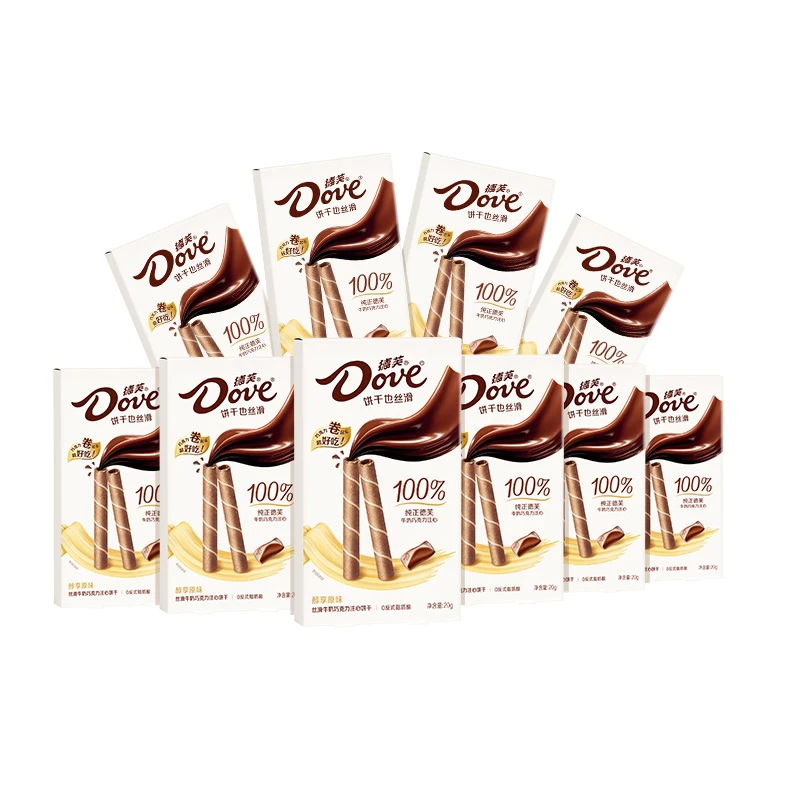 Dovee Milk Chocolate Roll Biscuits Popular Home Snack Food with Cream and Cheese Flavors Sweet Taste for wholesale For wholesale