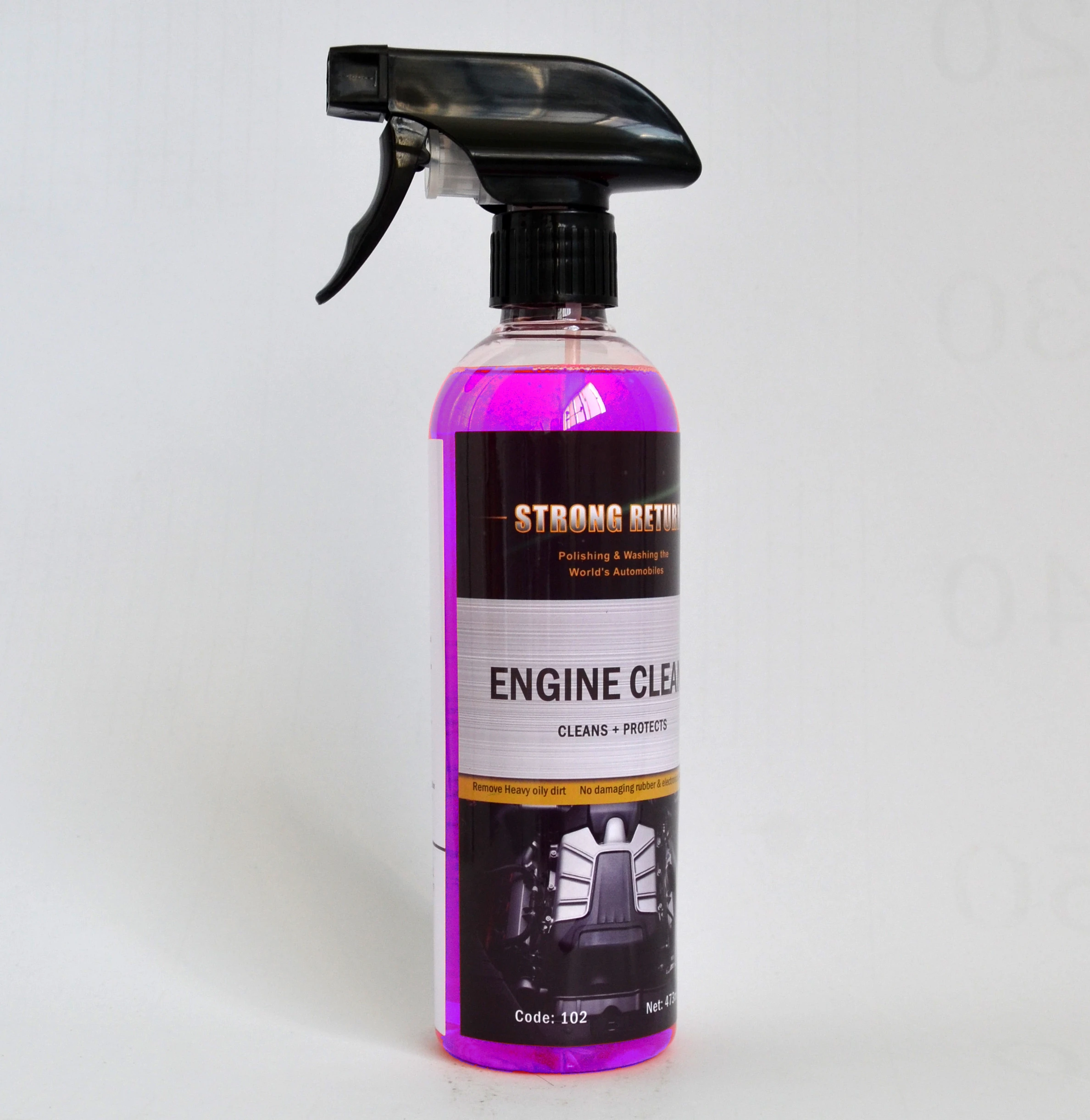 ISO 9001 certificated concentrated  102  Waterless  engine cleaner engine degreaser