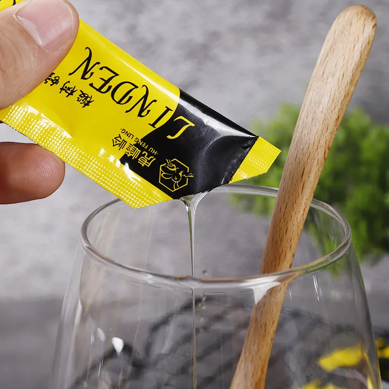 Private OEM Label Halal Honey Royal Jelly Pocket 10g Sachet Honey Box Package