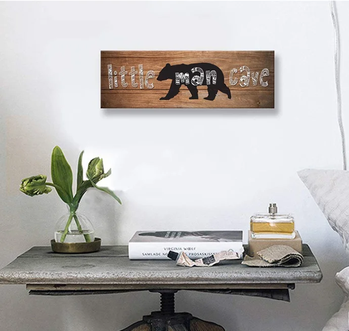 Rustic Wooden Wall Art Door Wooden Home Decor Square Hanging Farmhouse Porch Plaque Hello Welcome Wooden Wall Signs