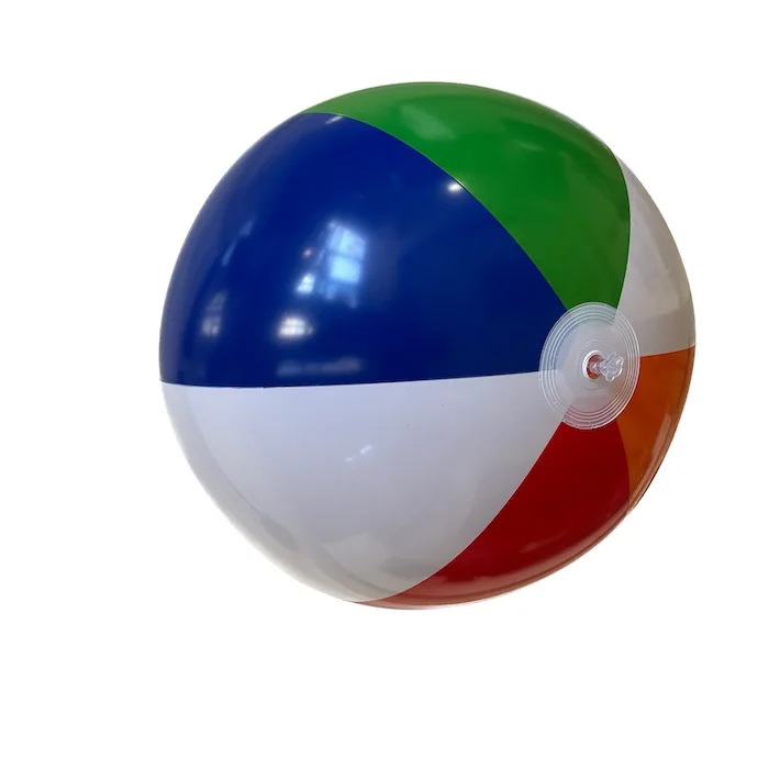 60 cm deflated size beach ball , inflatable ball