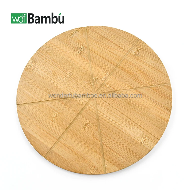 WDF Wholesale ODM/OEM Tool Multifunctional Cake Pizza Peel Shovel Charcuterie Board Natural Bamboo Pizza Peel For Kitchen