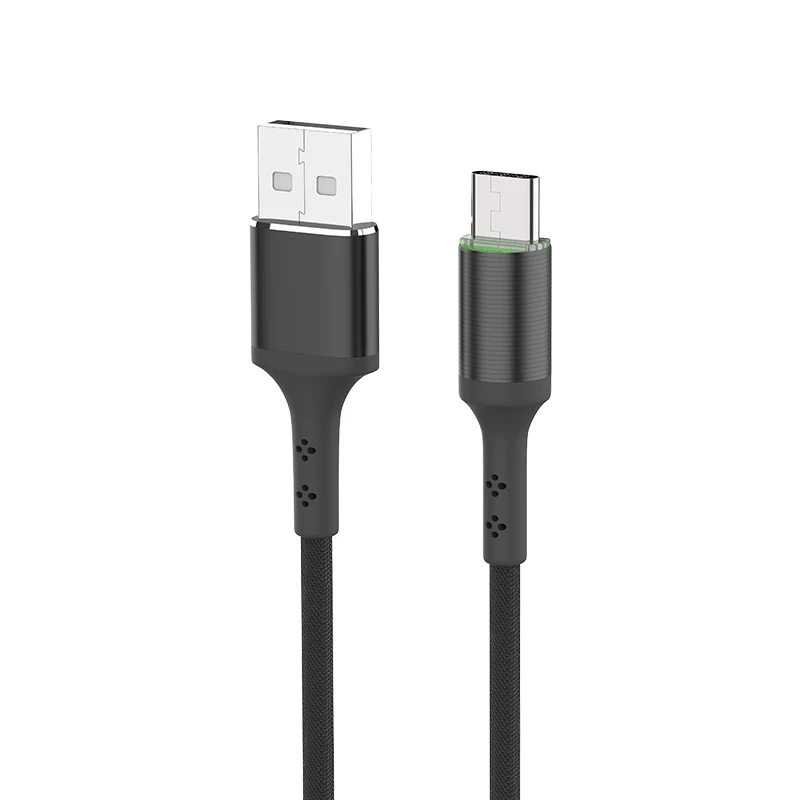 Jellico Durable Nylon Braided Micro USB Charger Cable LED