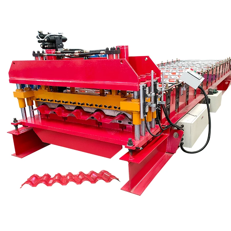 Spot New Products Galvanized Steel Roofing Sheet Press Machine Glazed Tile Making Machine