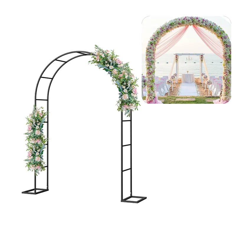 Metal Pergola Arbor Various Climbing Plant Wedding Garden Arch Bridal Party Decoration Wide Arbor Decorative Garden Arch