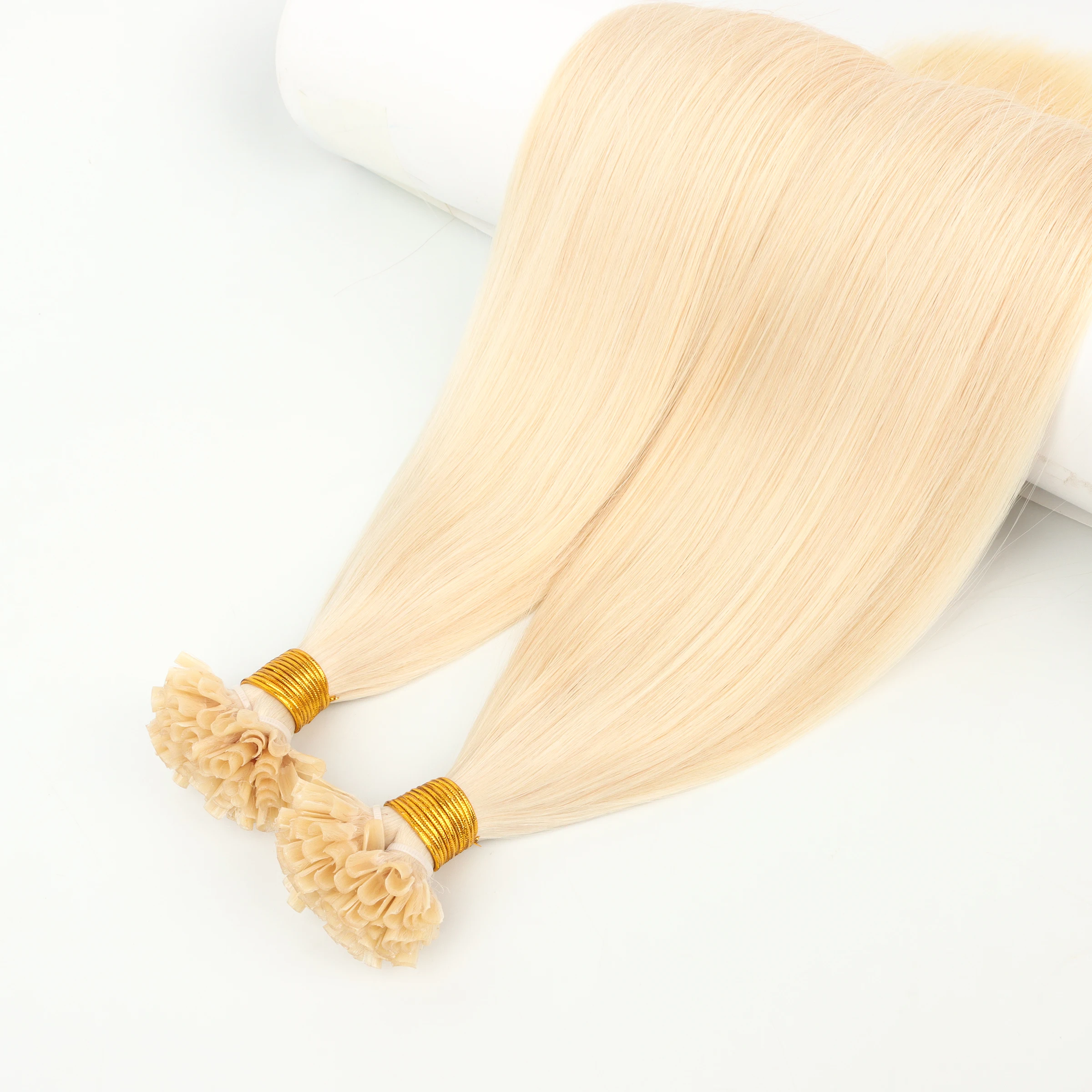 2024 Wholesale High Quality Double Drawn U Tip Hair Extensions Real Virgin Unprocessed Keratin Raw Human Hair