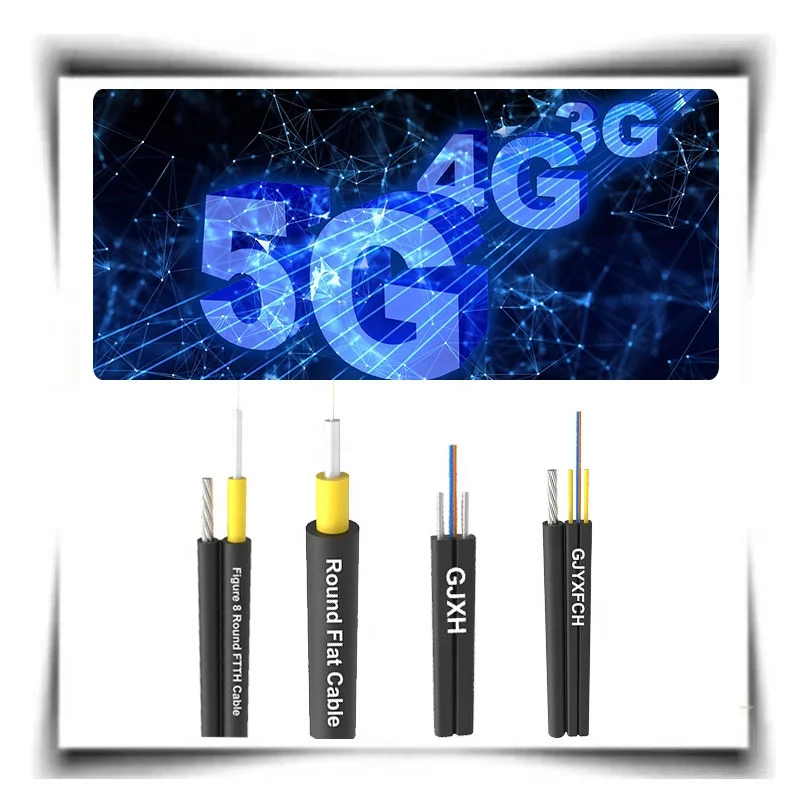 HUAMAI FTTH OUTDOOR Drop Cable To Home GJXCH-1B1 G652D G657A1 1 2 4 Core ftth fiber cable fiber optic cable price