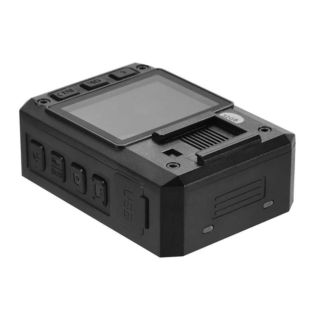 Bosesh Wi-Fi G-сенсор EIS GPS H.265 ЖК-экран для правоохранительных органов встроенный аккумулятор мини-охранный аудио-видеомагнитофон Bady-камера
