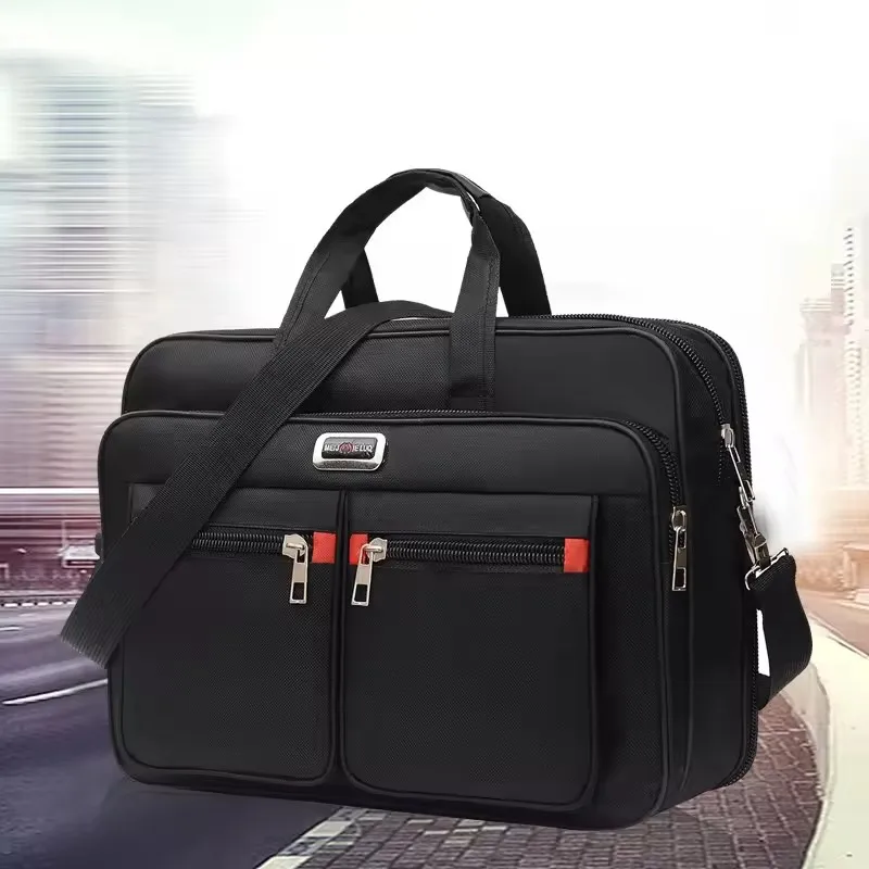 Cheap large capacity fashion oxford travel business laptop bag portable briefcase student laptop sleeve for man