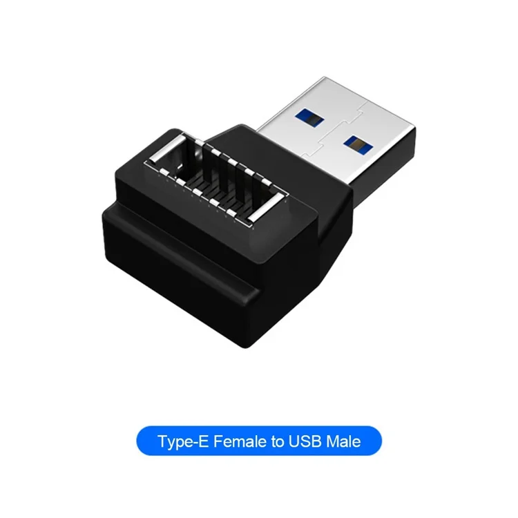 USB 3.1 Front Panel Header Type E to USB C Type C Expansion Cable Adapter Connector for Desktop Computer Motherboard Plug
