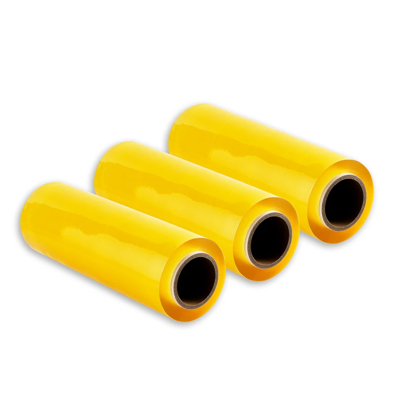 2023 Professional Factory Price Fresh Food Storage  Stretch Wrap  Food Packing PVC  Cling Film Food Grade Jumbo Roll