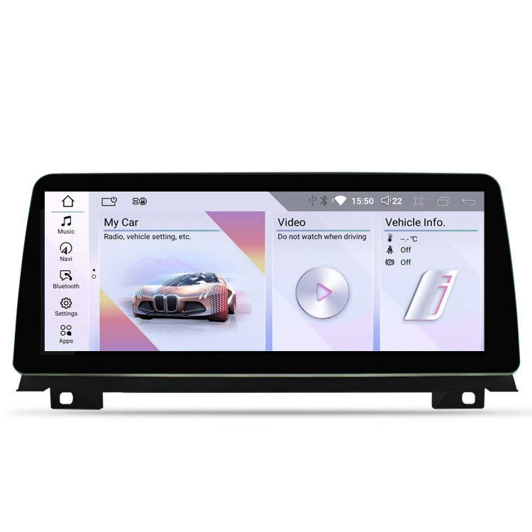 YZG  Car DVD Player 12.3 Inch 8 Core 8+64GB Upgrade Screen Android Multimedia Player For BMW 7 Series F01 F02 2009 2012 2015