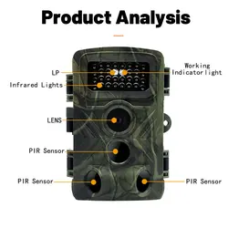 Waterproof Trap Imagimg Scouting Night Vision Game 12Mp Thermal Wildcamera Trail Camera For Hunting