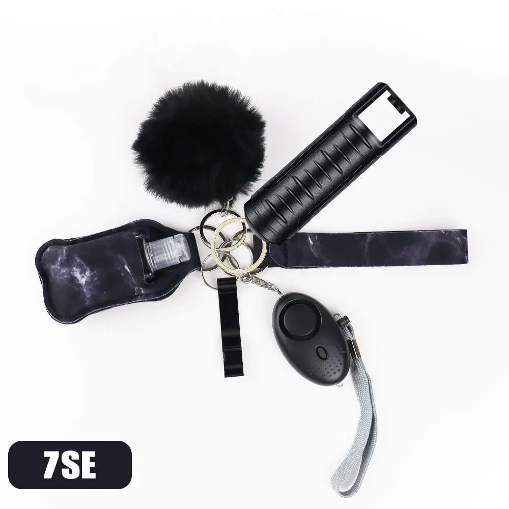 Self Defense Keychain Set Self Defense Alarm Safety Keyring Accessory for Women Girls and Children