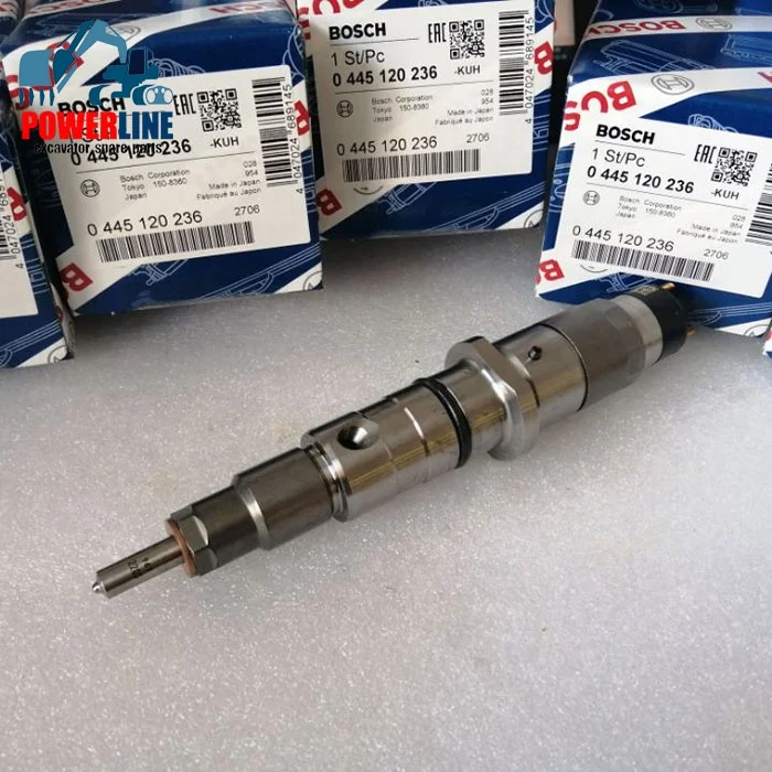 Высокое качество машинного оборудования части двигателя PC300-8 PC350-8 инжектор 0445120236 6745-12-3100 5263308 для