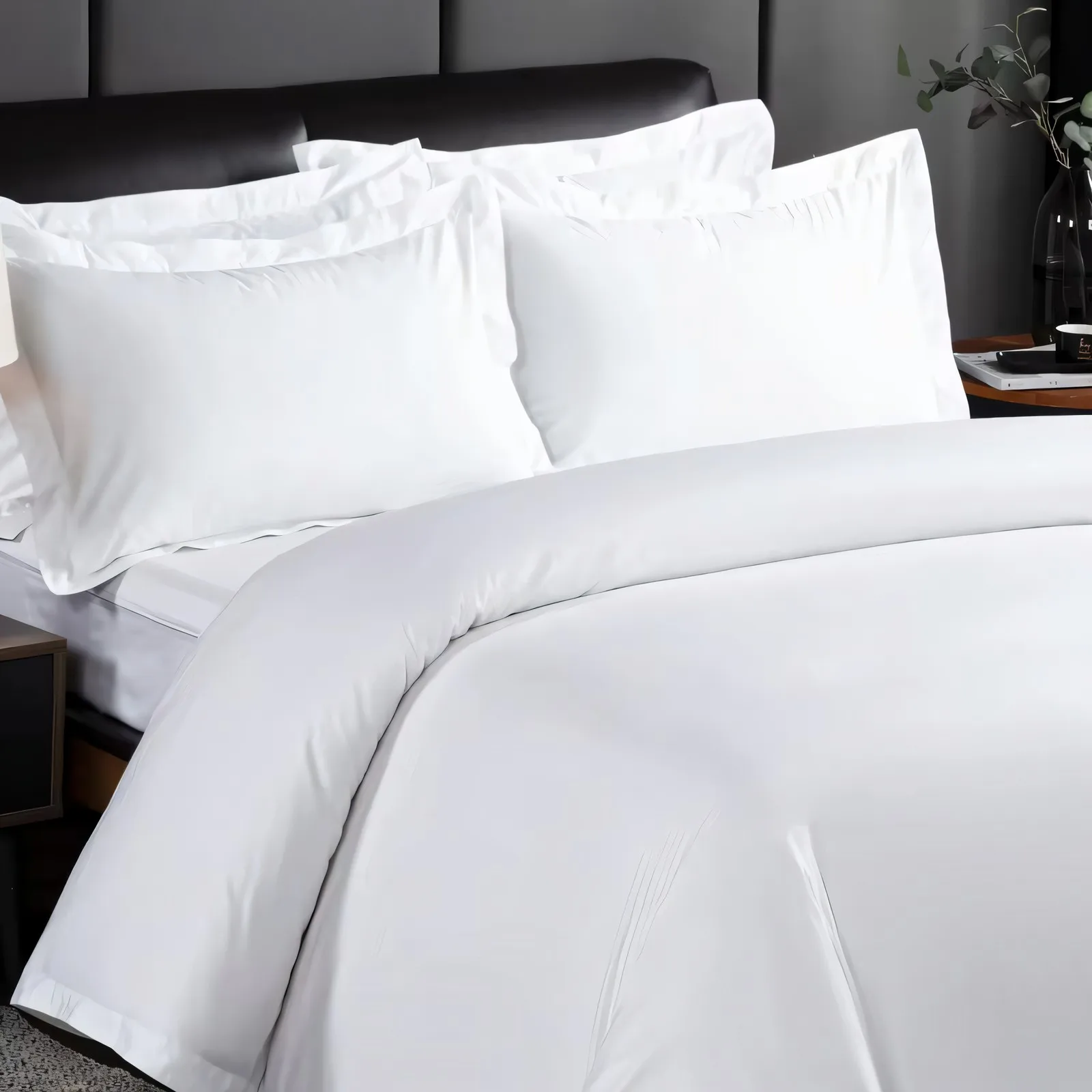 High quality Wholesale 100% Cotton Luxury 5 Star Hotel Bed Sheets Bedding Set