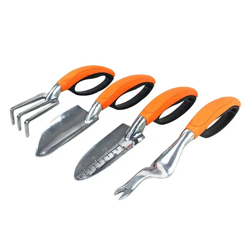 4PCS Aluminium Garden Tools Kit Gardening Gadget Hand Tools Set Kit