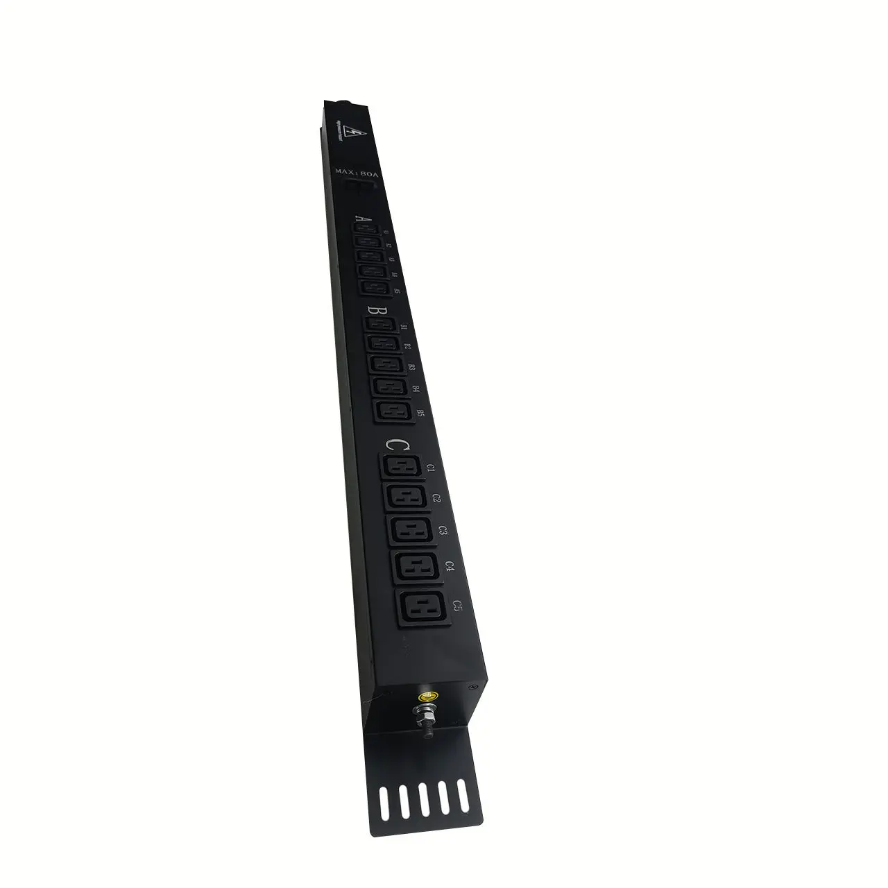 Horizontal Installation Power Distribution Unit 80A 3 Phase 15 Sockets Rack 415V Servers And Pdu