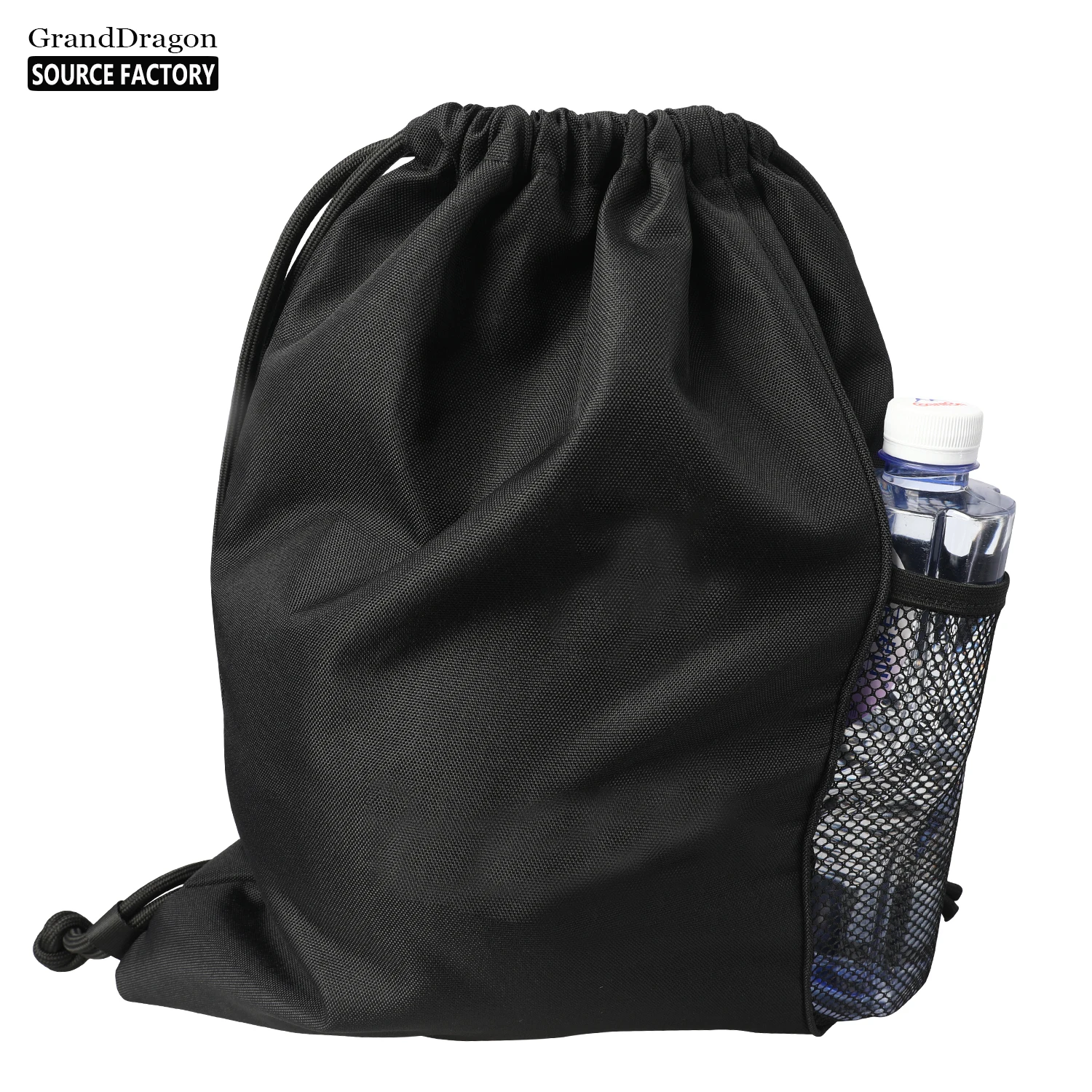 Durable Factory Price Custom Promotional Large Capacity drawstring Nylon Sports Backpack Bag for exercise clothes shoes