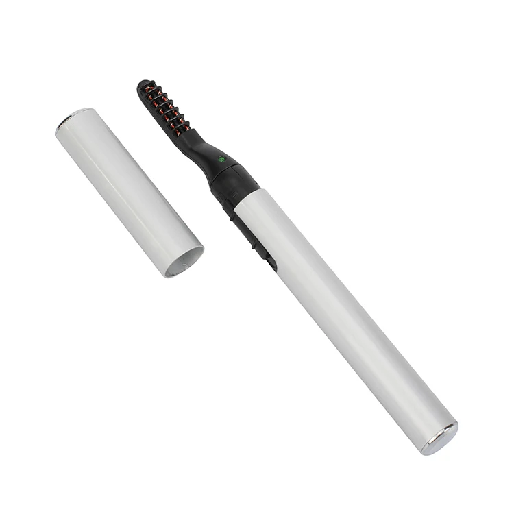 Работающий от батареи длительный щипцы для завивки ресниц розового и фиолетового цветов щипцы для завивки ресниц с электрическим подогревом