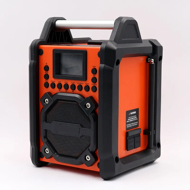 Portable Anti-shock Waterproof  FM/DAB+construction site radio