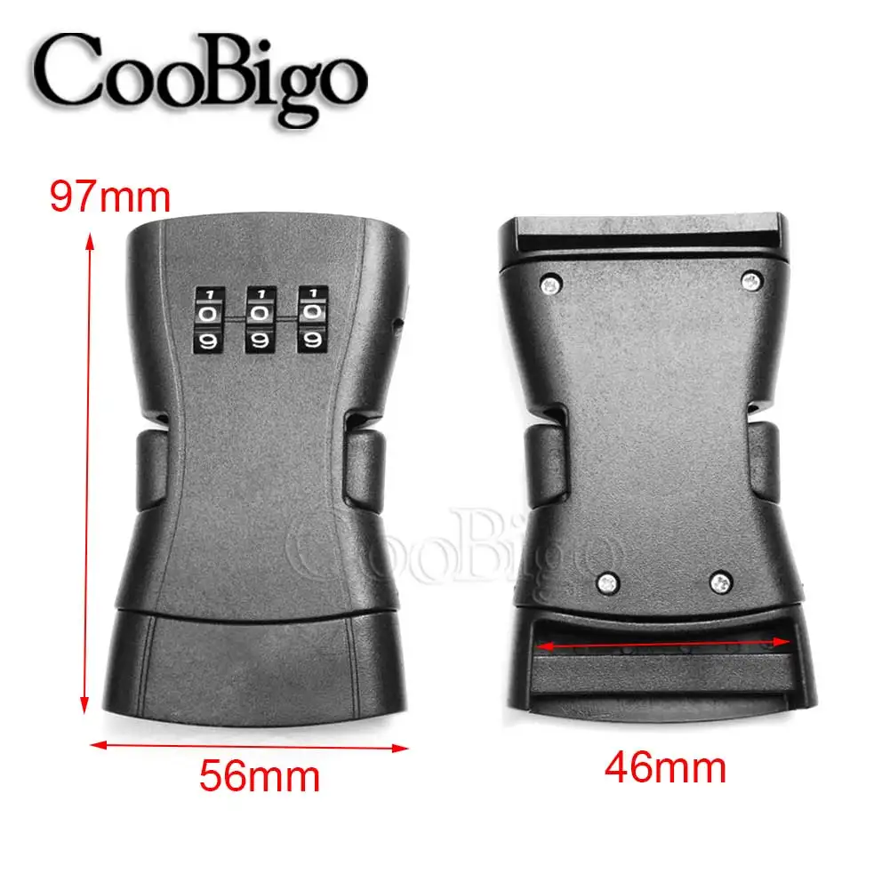 45mm Quick Side Release Buckle Webbing Password Safety Detach Buckles Outdoor Backpack Strap Luggage Bag Accessories #FLC416-45B