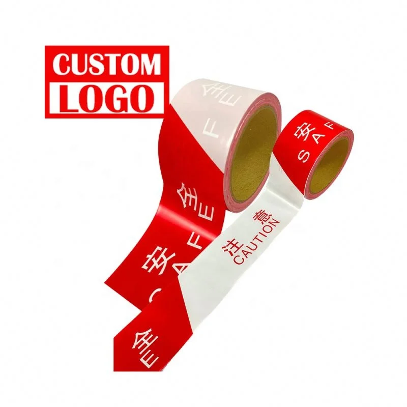 Waterproof Printed Barrier Ribbon Fiber-optic-cable-warning-tape China Factory Custom Pe Warning Tape Reflective Warning Tape