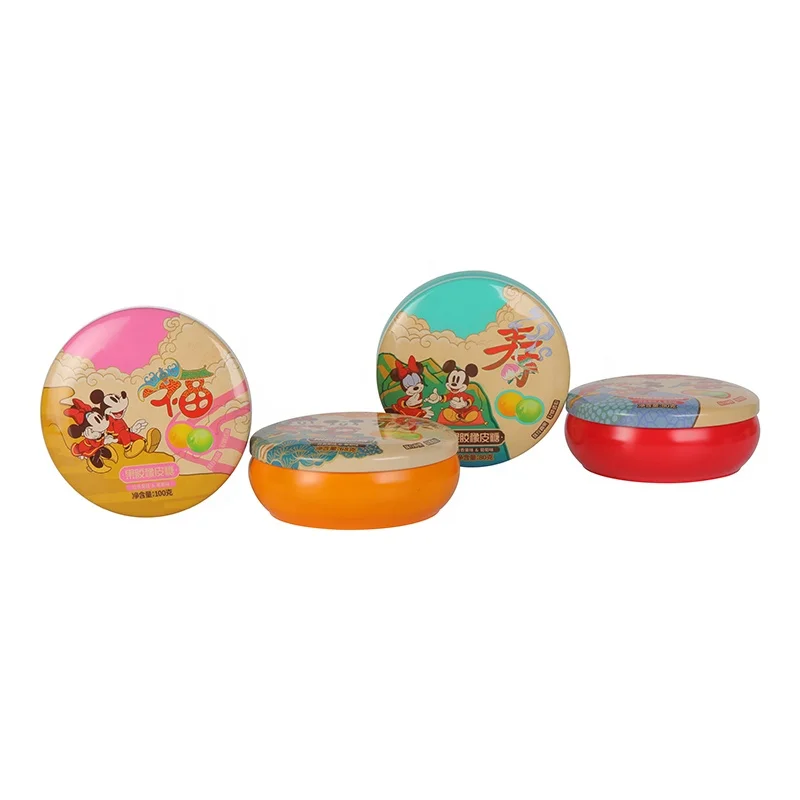 New Style Hot Sale Wholesale Direct Tin Factory Supplier Metal Tin Candy Box Empty Candy Tins