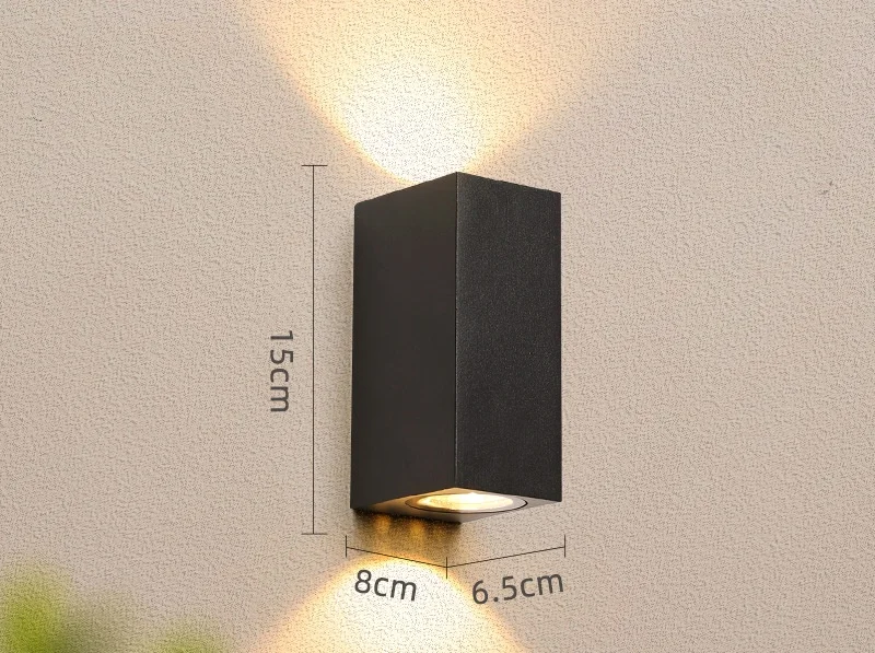 2x3W Double Head COB LED Wall Light Hanging Lamp 110V 220V Nordic Luminaire IP65 Outdoor Home House Living Room Bracket Lights