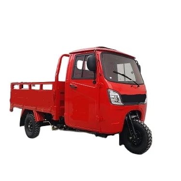 Lifan water cooled   cargo tricycle with closed cabin for 300cc engine