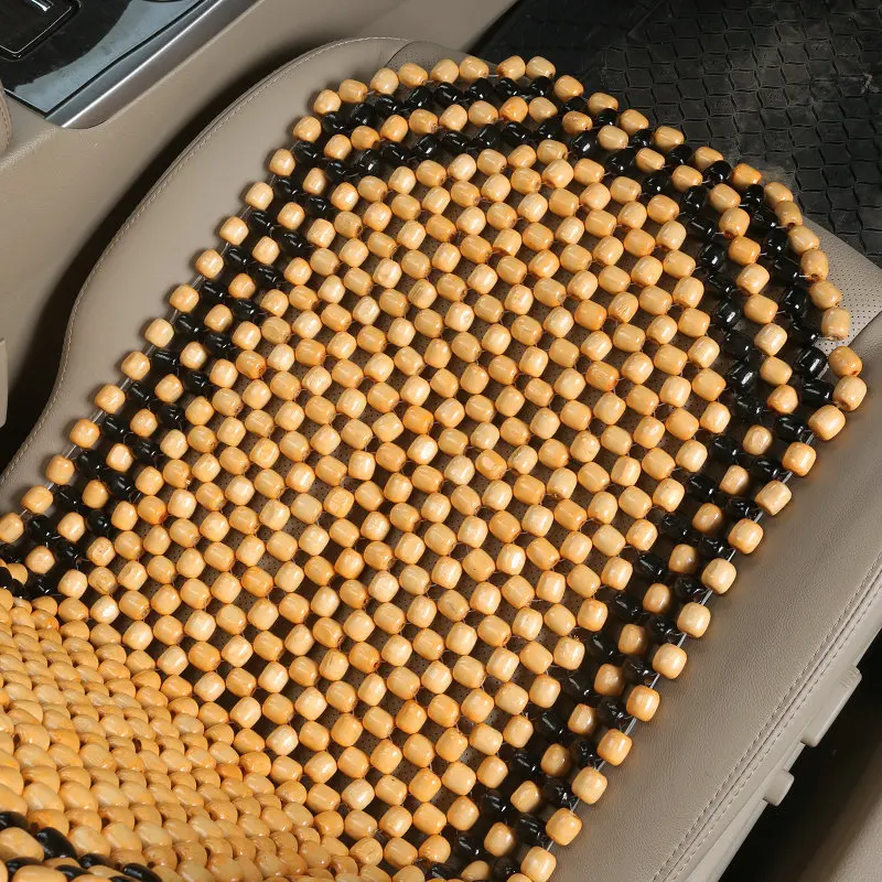 Cooling wooden beads car seat cover universal hot selling front seat cushion for car