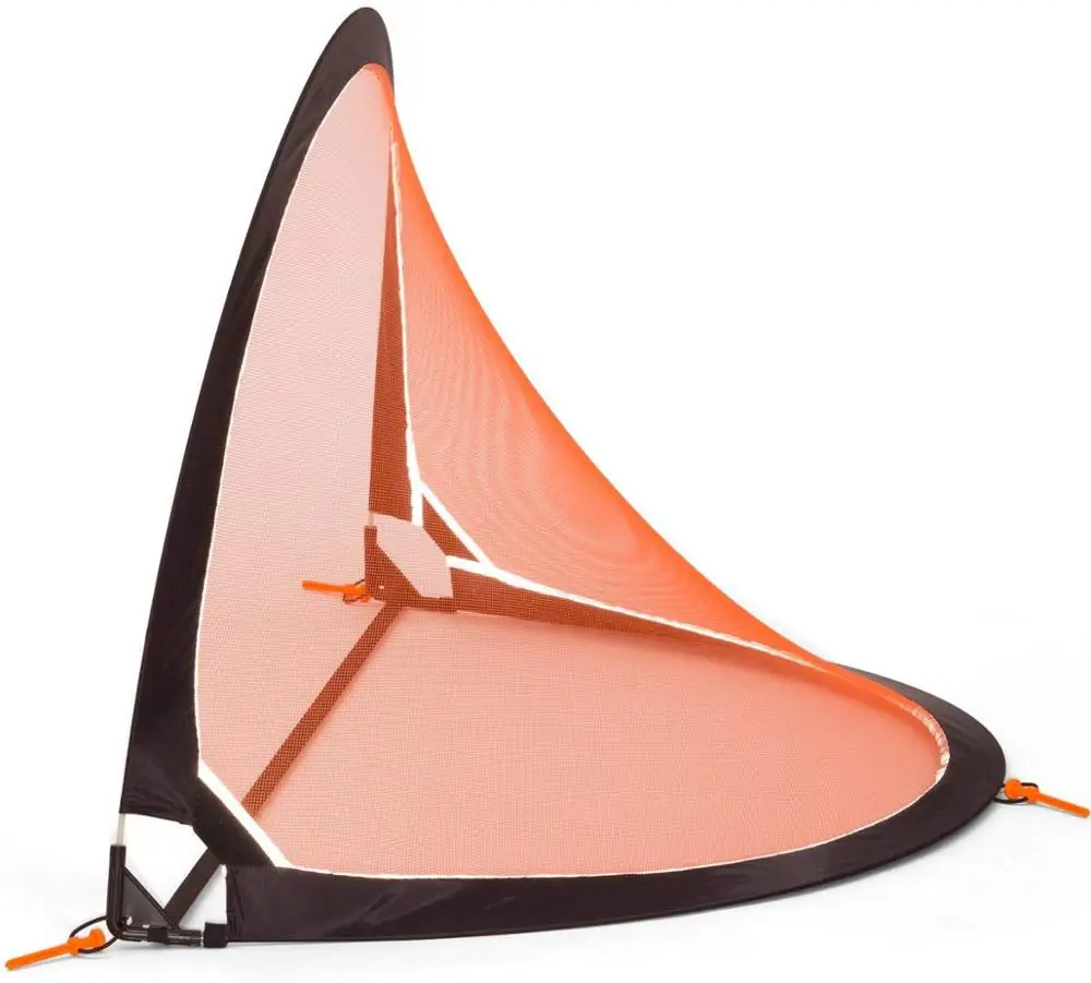 Pop Up Soccer Goal  Two Portable Soccer Nets with Carry Bag  rebounder goal football net