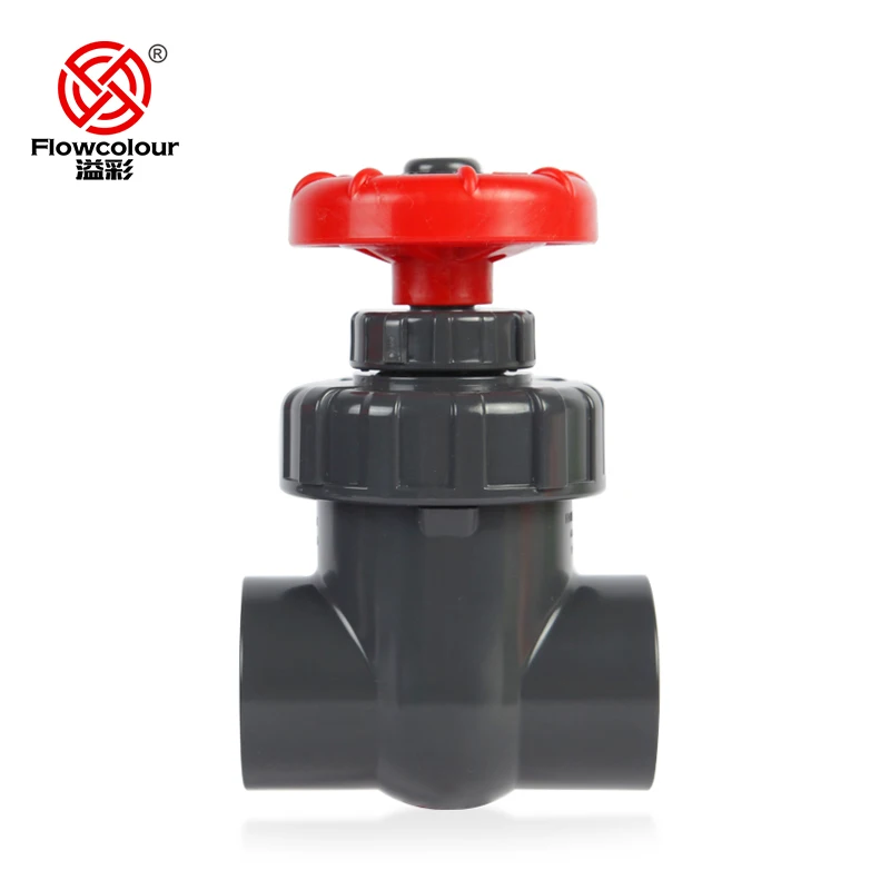 Flowcolor UPVC 20-63 мм задвижка ПВХ для воды резьба резервуара фитинг дренажной