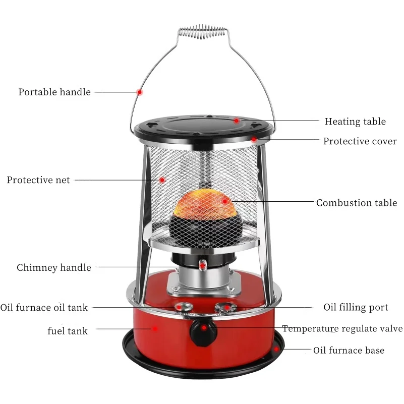 New Design Kerosene Heater Kerosene Heater Stove Multifunctional Kerosene Camping Stove for Outdoor