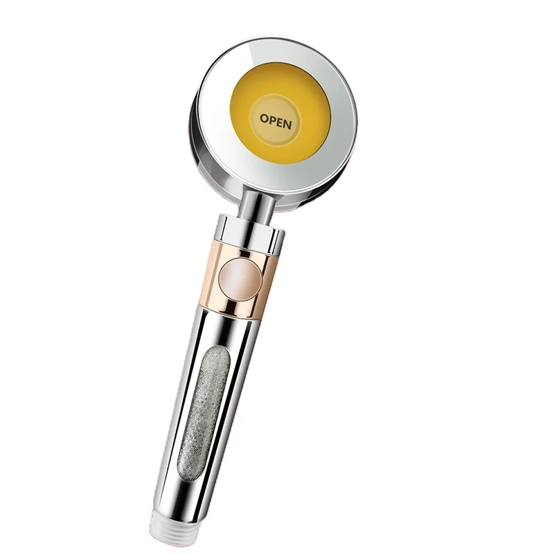 ABS high pressure  with aroma box  shower head with the carbon fiber