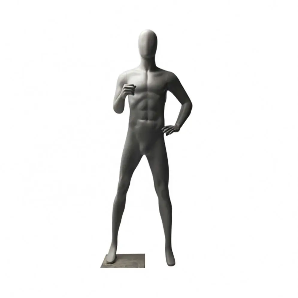 Female Full Body Abstract Fiberglass Yoga Sport Mannequin Women Bend Leg Sport Muscle Torso Display Mannequin Electroplating