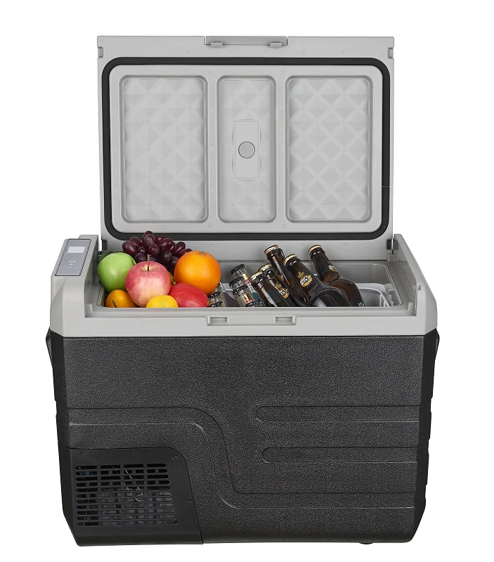 CoolRide DC 12 Volt  47L High quality portable fridges car cooler box fridge with SECOP compressor for Camping, Fishing Outdoor