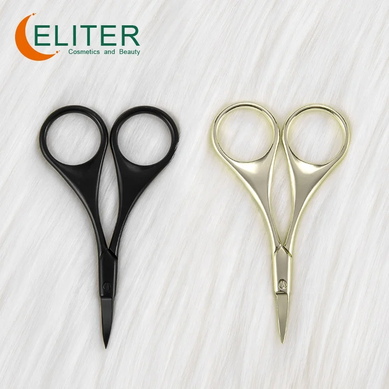 Eliter Hot Sell Black Sharp Blade Stainless Steel Nail Scissors Set 2023 Easy Grip Nail Scissors Nail Scissors Set Household